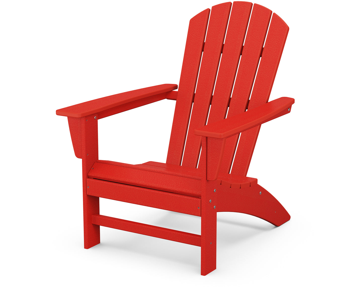 POLYWOOD® Nautical Adirondack Chair in Sunset Red