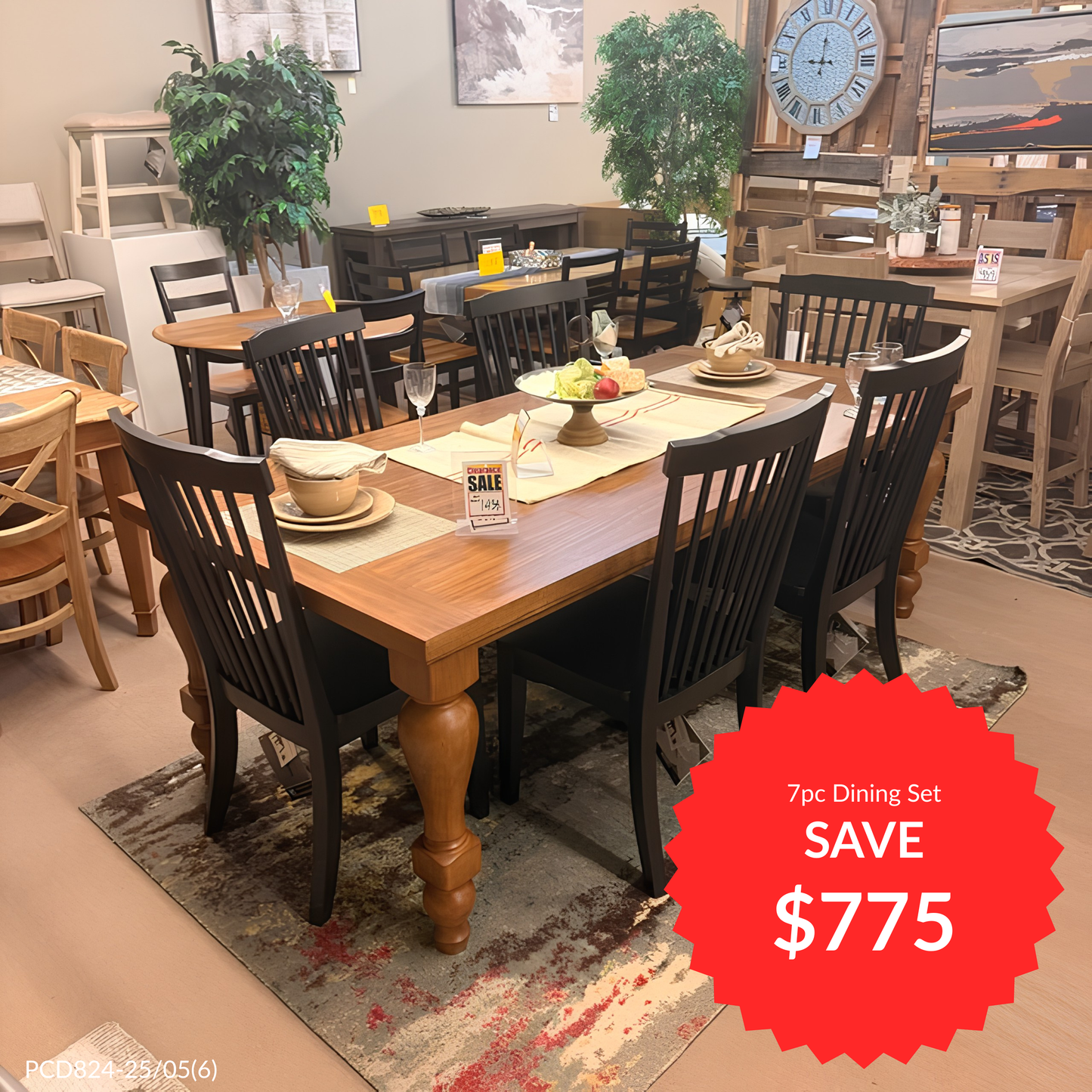 Greddinton Dining Table and 6 Chairs