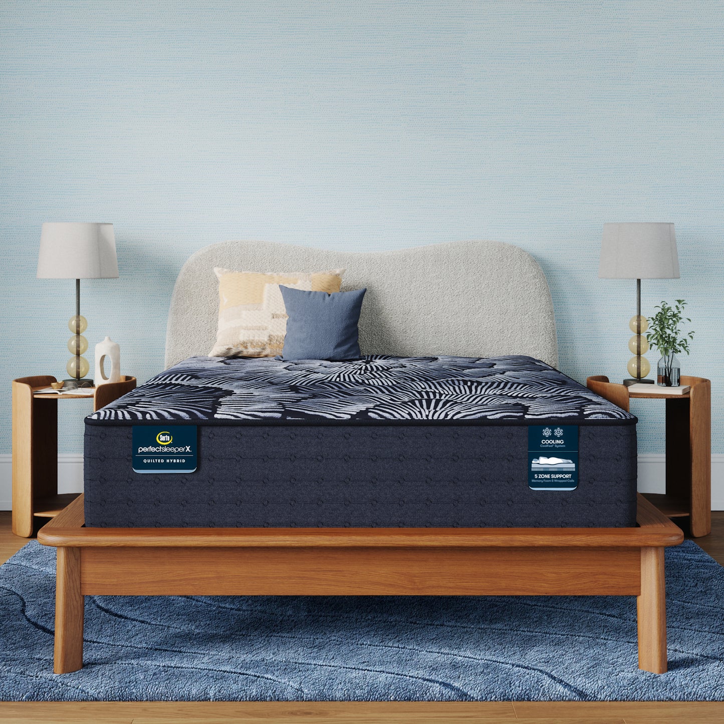 Serta Perfect Sleeper X Quilted Hybrid Queen Mattress - Knox Plush