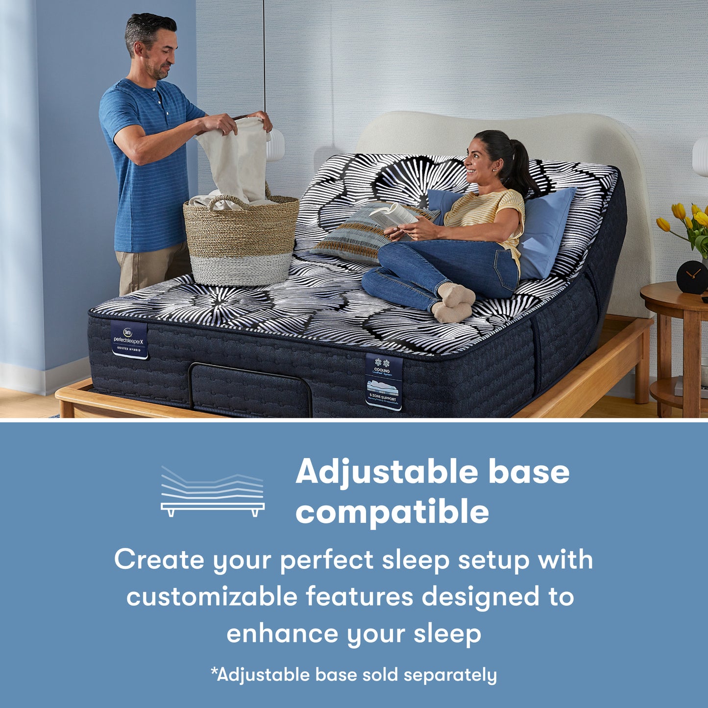 Serta Perfect Sleeper X Quilted Hybrid Queen Mattress - Knox Firm
