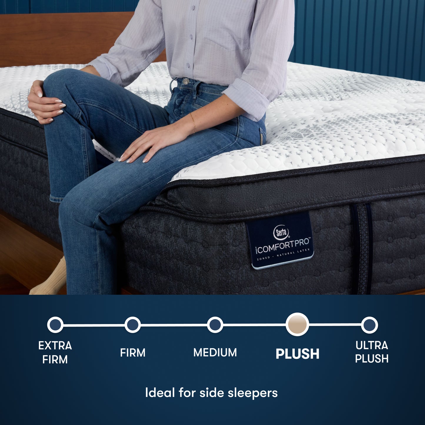 Serta® iComfortPro Queen Mattress - Dartmouth Plush Pillow Top