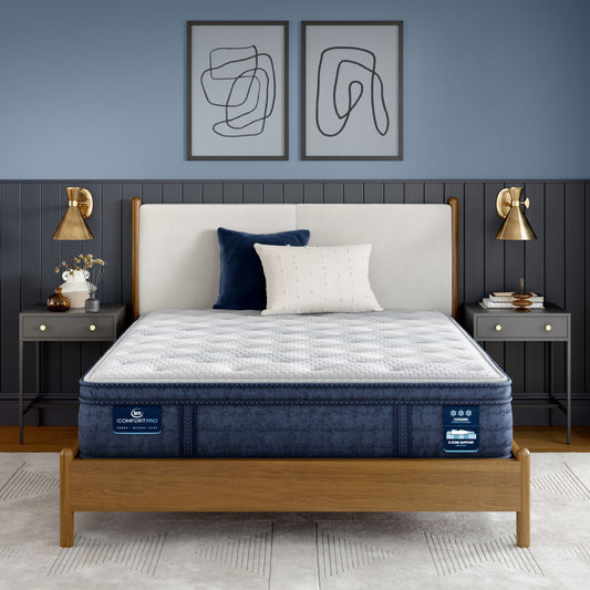 Serta® iComfortPro Queen Mattress - Dartmouth Plush Pillow Top