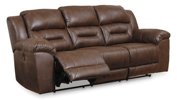 Stoneland Power Reclining Sofa - Chocolate
