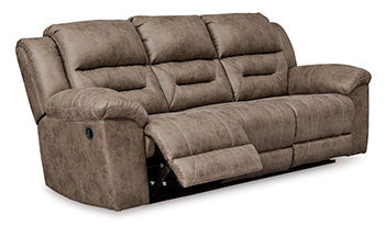 Stoneland Reclining Sofa - Fossil