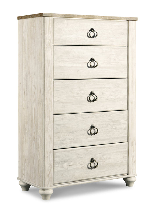 Willowton Five Drawer Chest