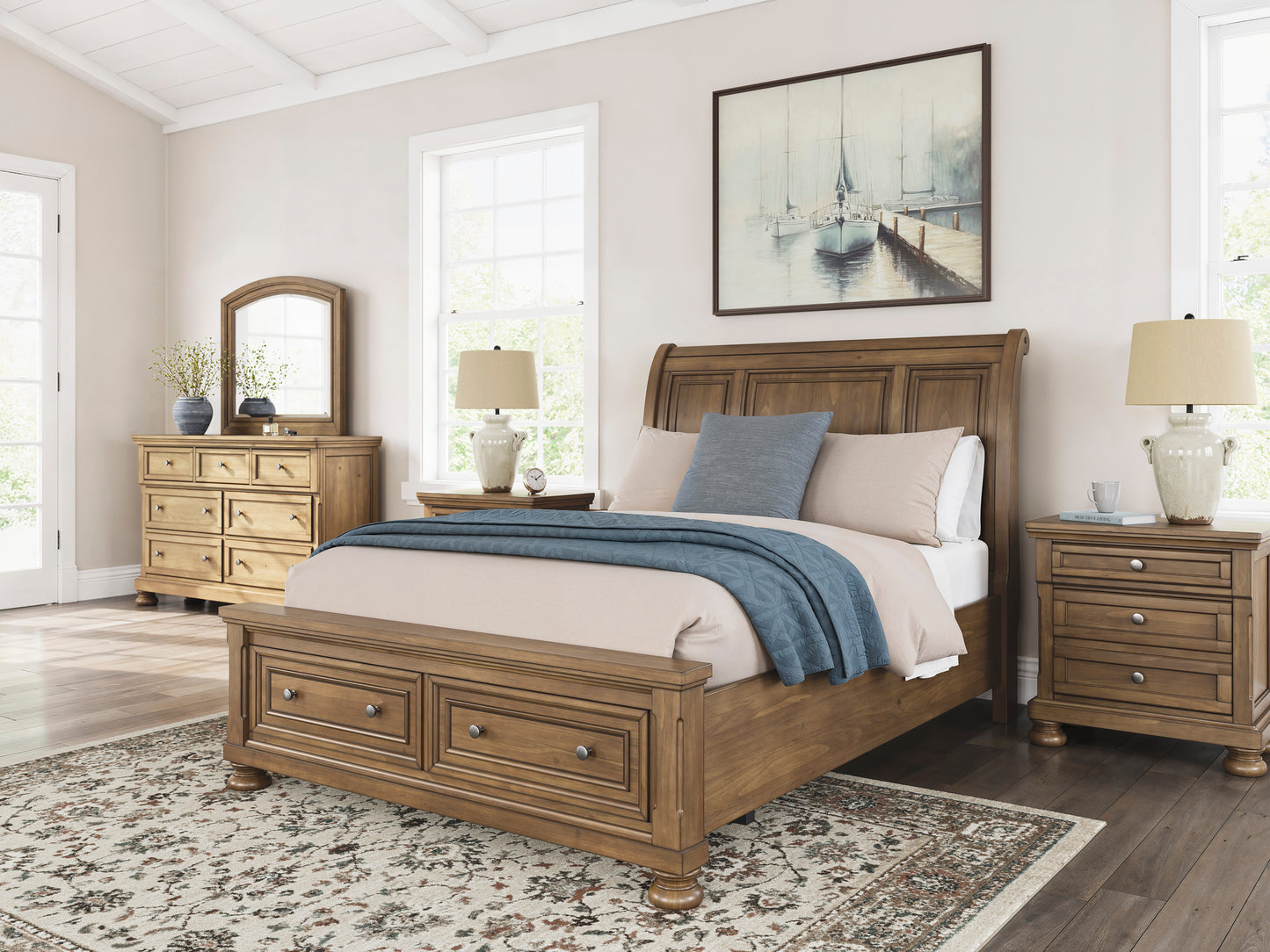 Feddinger Queen Storage Sleigh Bed