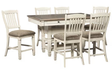 Bolanburg Counter Height Dining Table with 6 Barstools