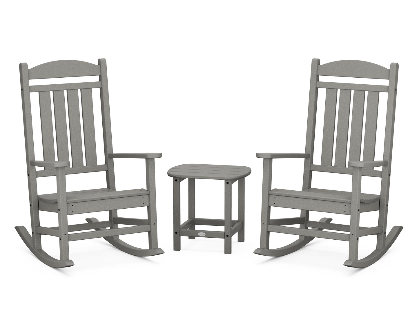 POLYWOOD® Presidential Rocker 3-Piece Set in Slate Grey