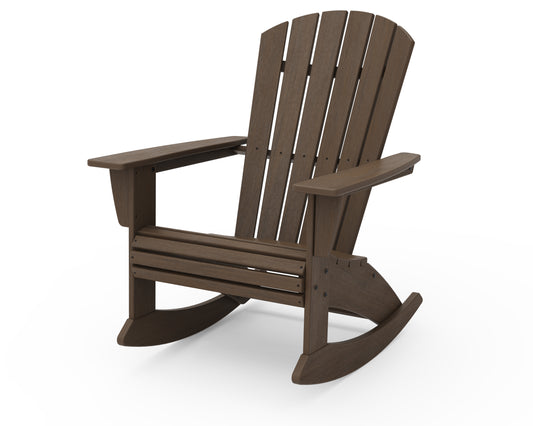 POLYWOOD® Nautical Curveback Adirondack Rocking Chair in Kona