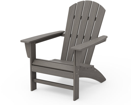POLYWOOD® Nautical Adirondack Chair in Driftwood